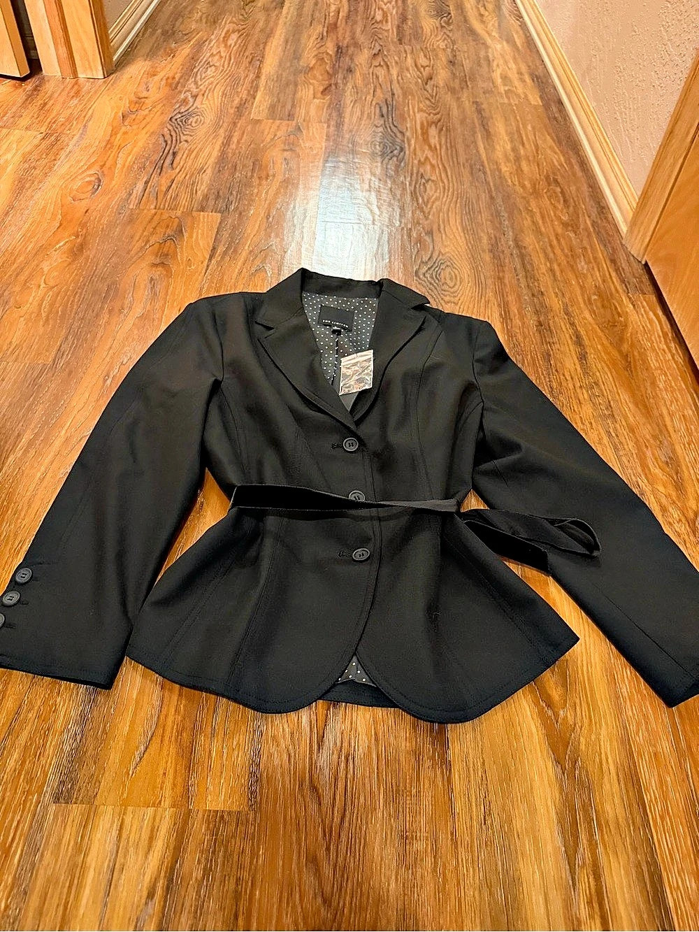 The Limited Black Belted Blazer NWT